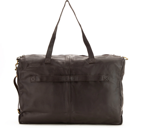 Brown leather bag