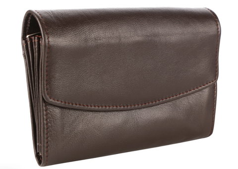 Multicurrency leather wallet