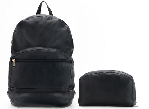 Collapsible Leather Bag