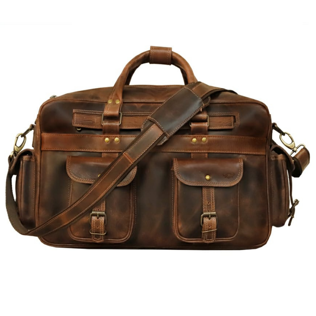 Buy Executive Business Buffalo Leather Briefcase Online in USA at ...