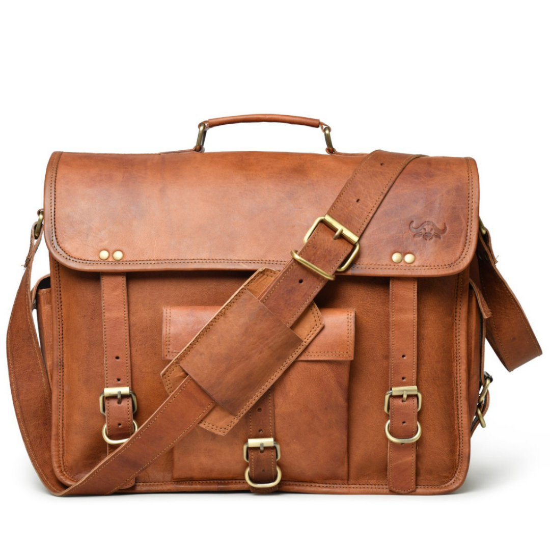 Personalized Monogram Canvas Messenger Bag Satchel Briefcase Laptop Ba –  Unihandmade