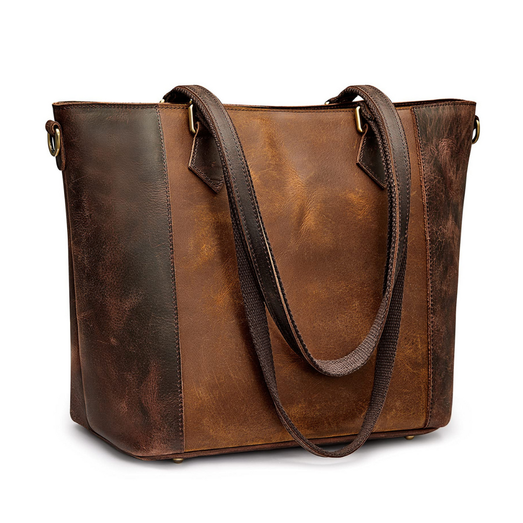 Alpa Baffalow Leather Mens Designer Laptop Bag