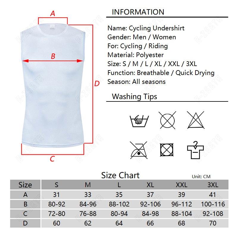 Cycling Underwear Sport Vest