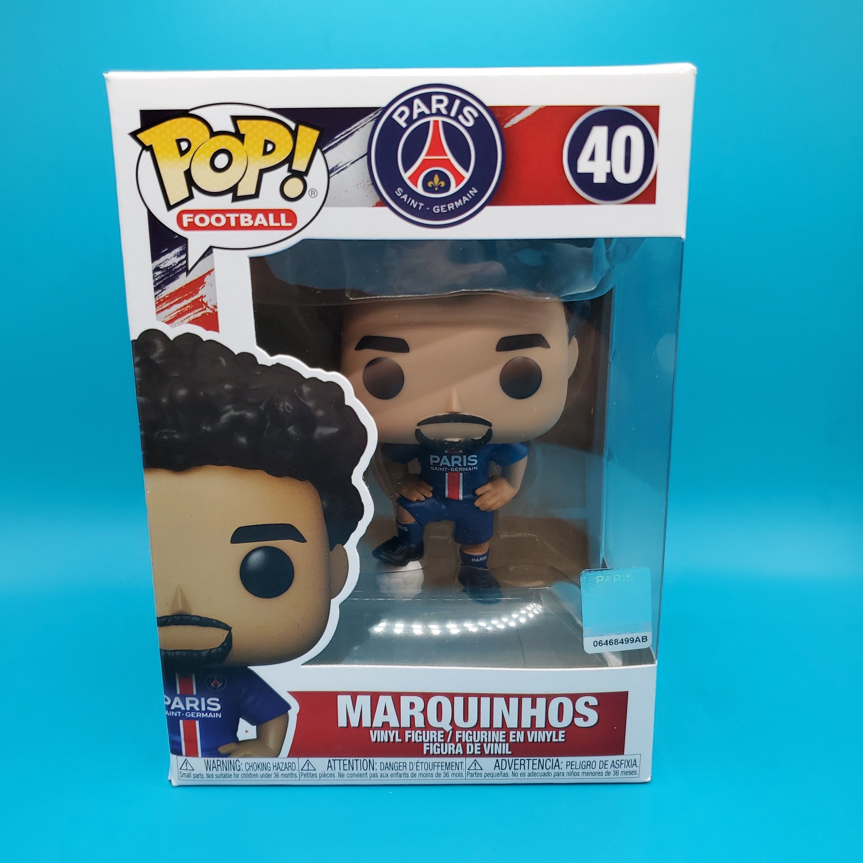 Funko POP Paris Saint-Germain - Marquinhos blue