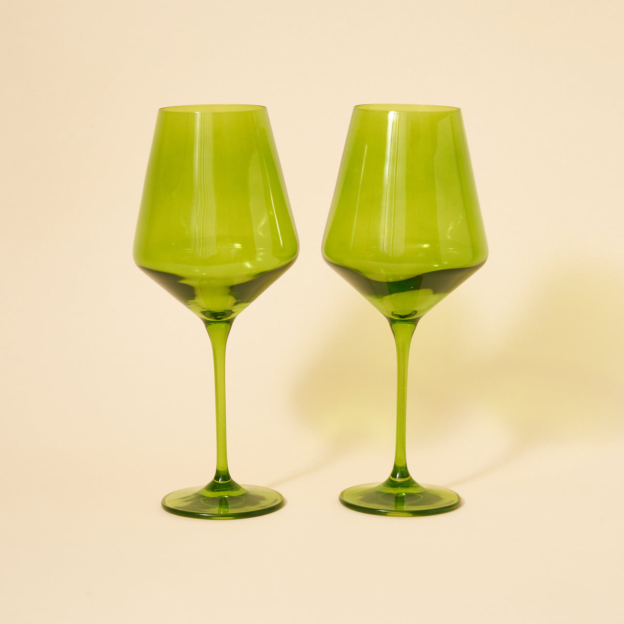 Estelle Colored Martini Glass - Set of 2 {Emerald Green} – Estelle