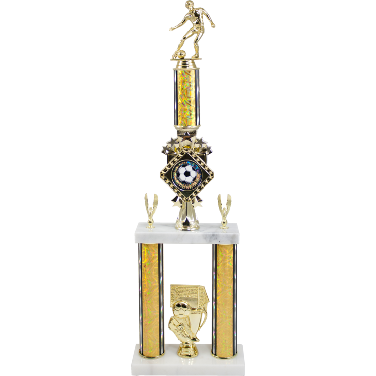 57203GS Star Blast Resin Baseball Trophy