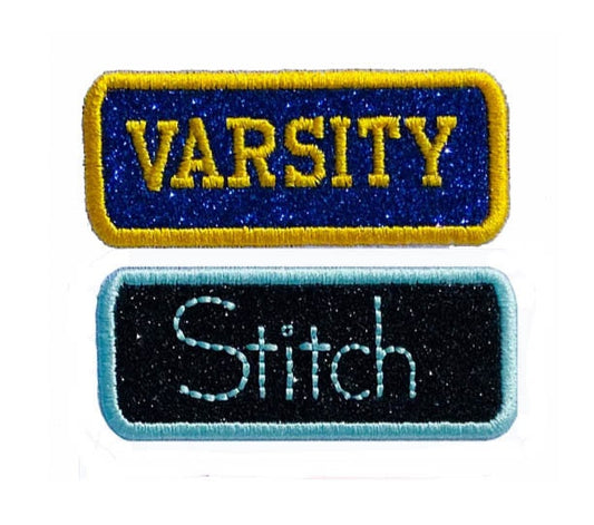 Name Patch Custom Personalized Personalized Bling Glitter Patch