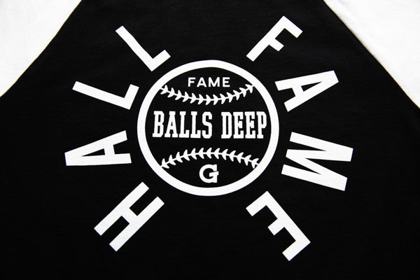 Hall of Fame | G Raglan Tee - Black