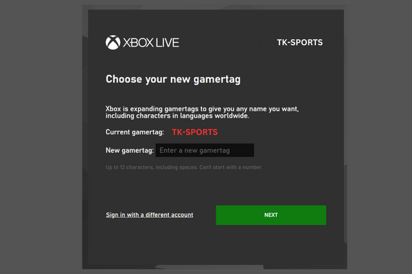 How to change your gamertag on Xbox