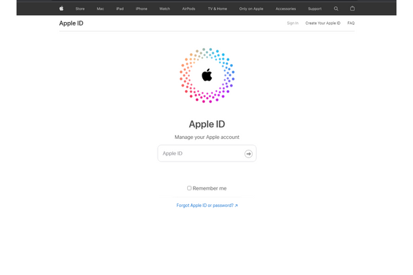 manage apple id