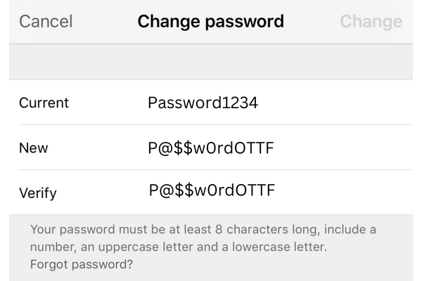 more secure password