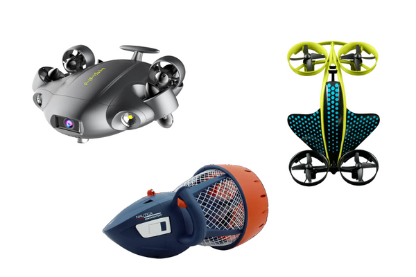 types of under water drone