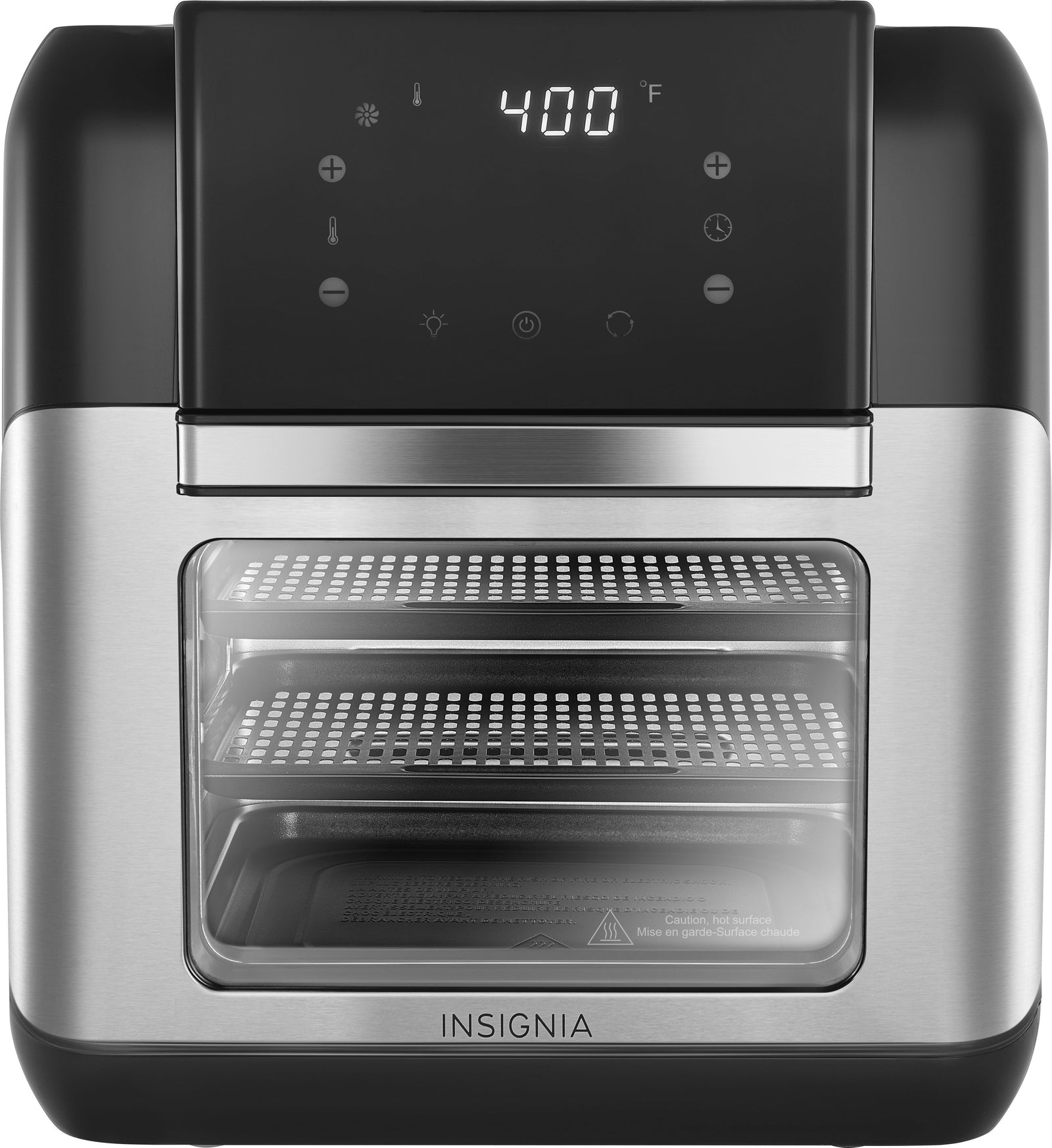 Insignia- 5 Qt. Analog Air Fryer - Stainless Steel 600603283031