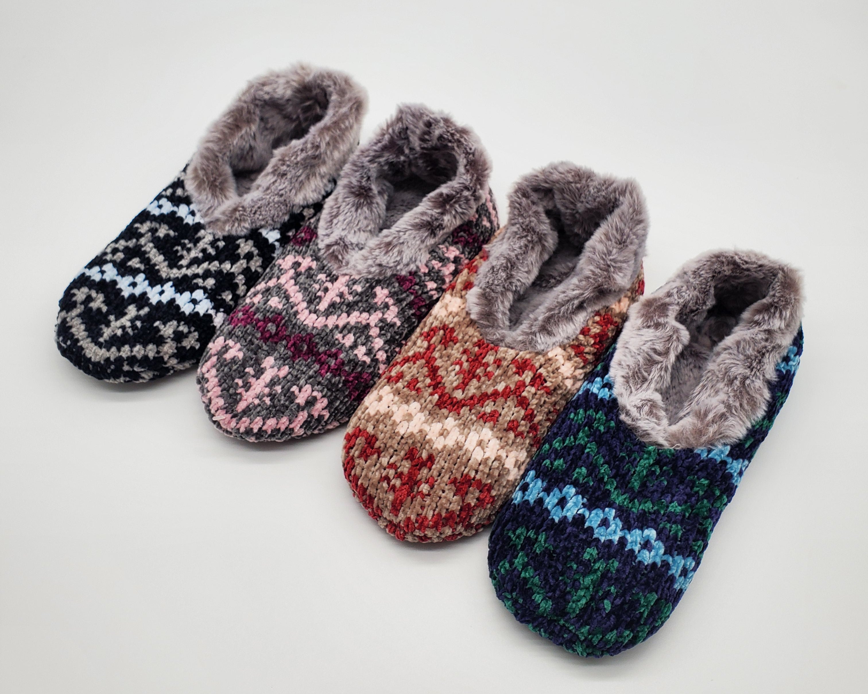 Women's Comfy Slippers, Ladies Snuggle with Fur – Klicktocart