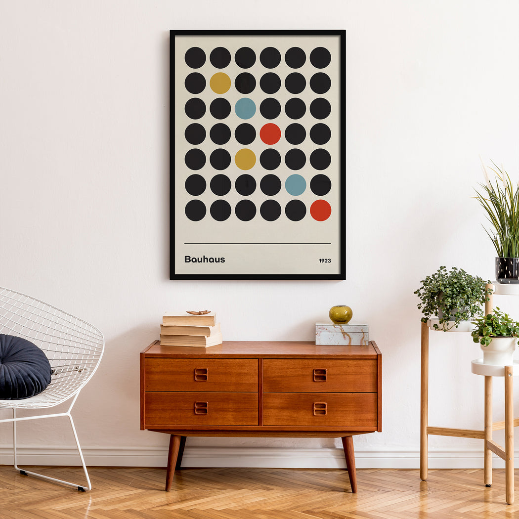 Minimalist Bauhaus Dots Poster — HypeSheriff Europe