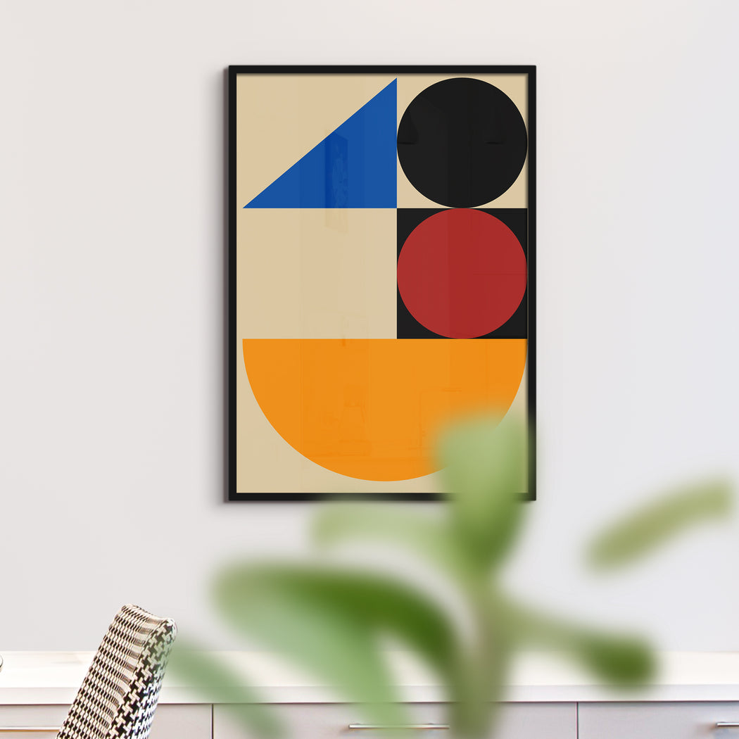 Minimalist Geometric Bauhaus Poster — HypeSheriff Europe