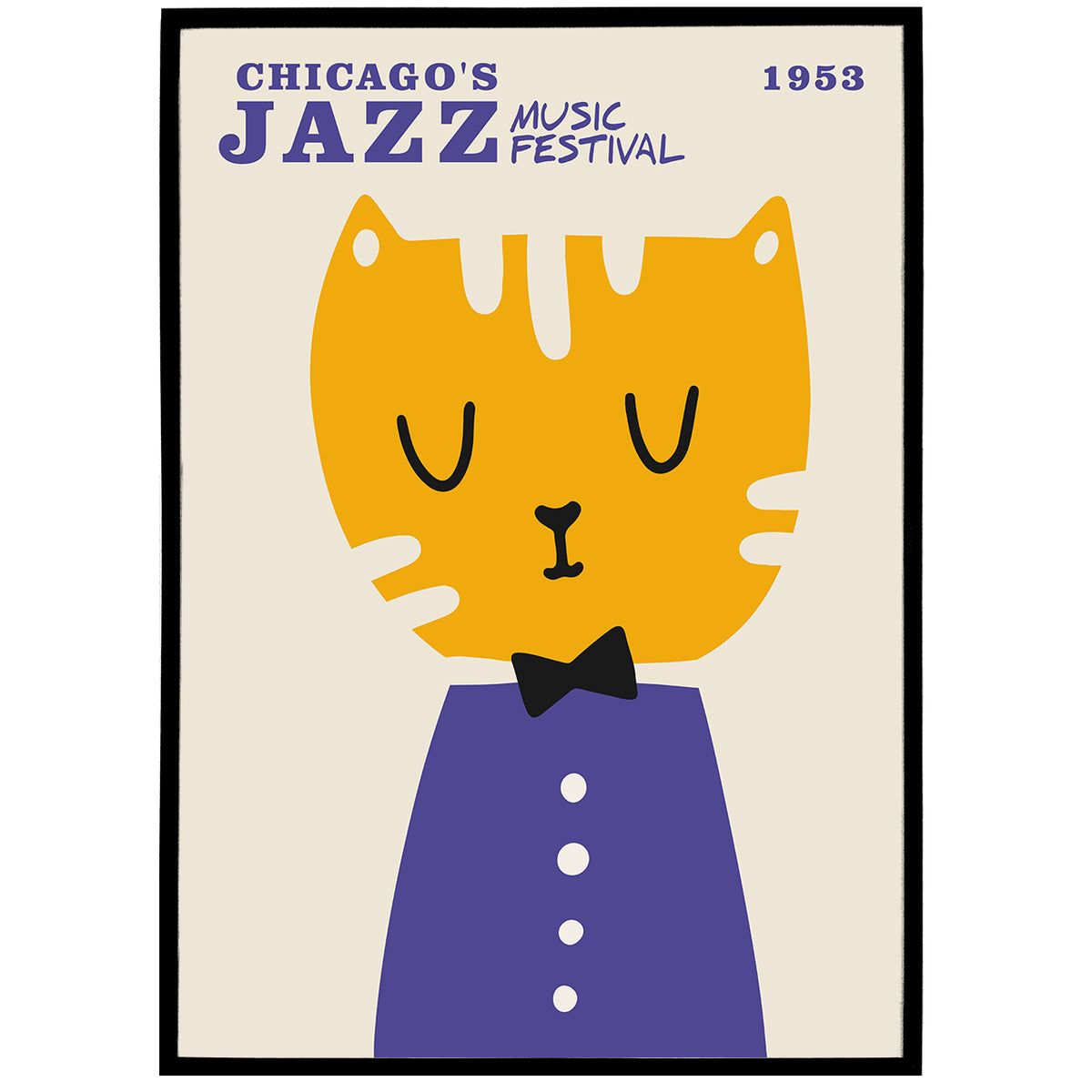 Chicago Jazz Festival Poster — HypeSheriff Europe