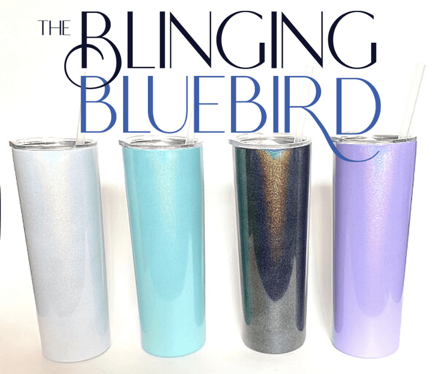 30oz. Skinny Tumbler w/ Handle – That Glitter Supplier