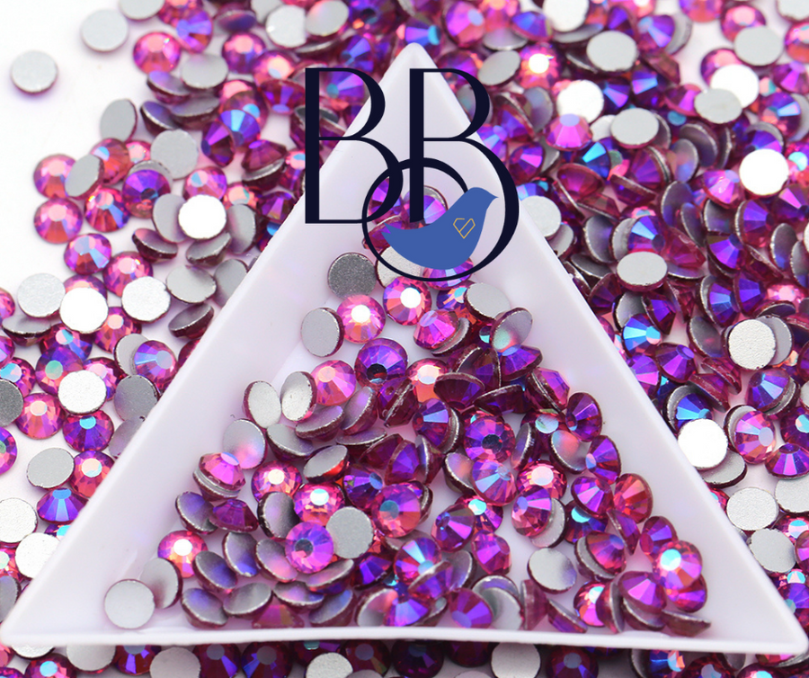 Fuchsia AB Rhinestones