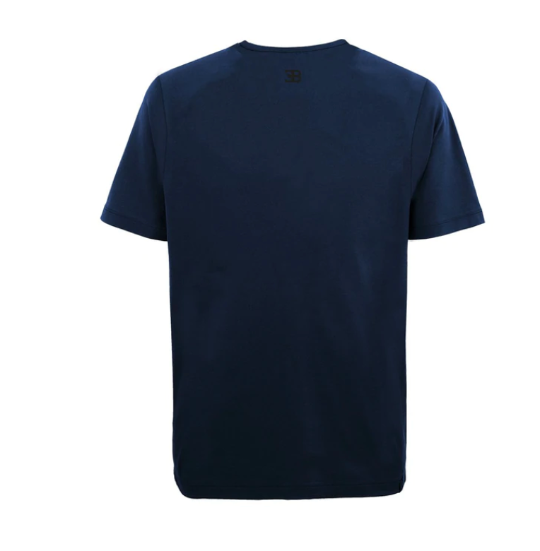 T-shirt branca com logo azul - BlueFleet