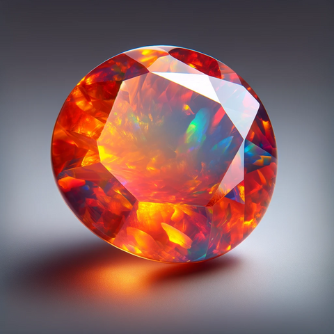 Fire Opal red gemstone