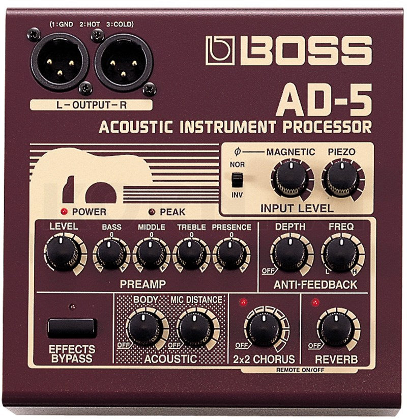いめーじあ ヤフオク! - - BOSS AD-5 Acoustic Instrument Processor