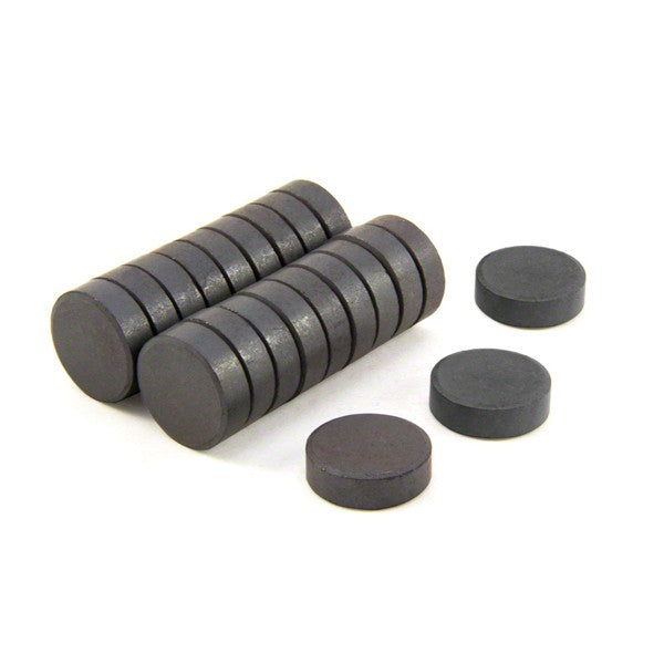  Ceramic Magnets, Hard Ferrite Magnets for Crafts Science  Hobbies DIY Projects, Round Magnets for Refrigerator, Whiteboard-60Pcs, Dia  18mm x 4mm Disc : Industrial & Scientific