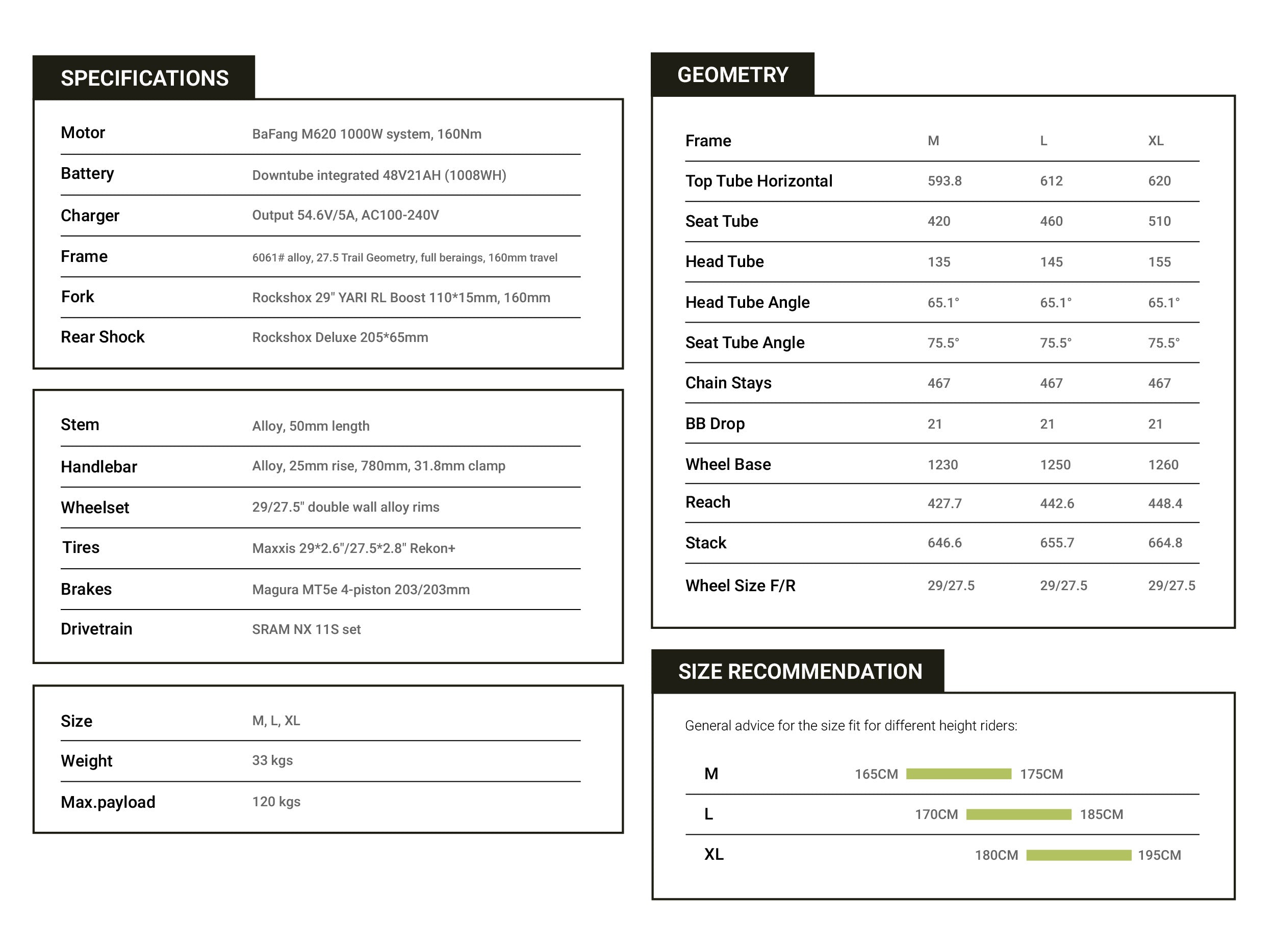 Frey AM 1000 V6 Specs