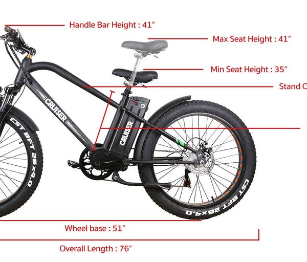 Nakto Super Cruiser Fat Tire eBike