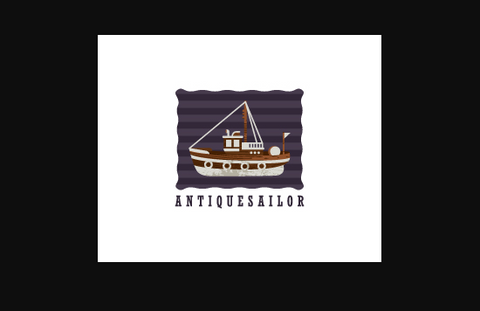old School boat logo