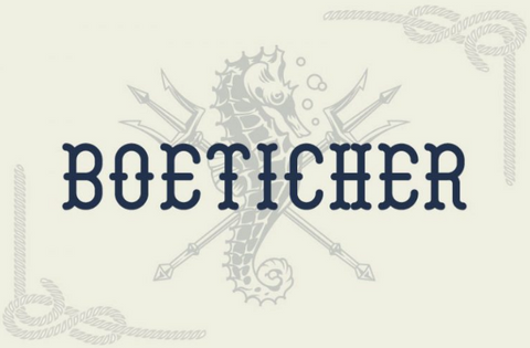 Boat Logo Font