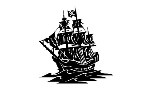 pirate ship logo