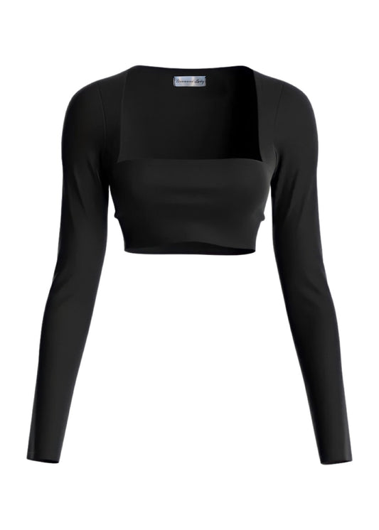 Aria Scoop Neck Crop Top – diamondlady