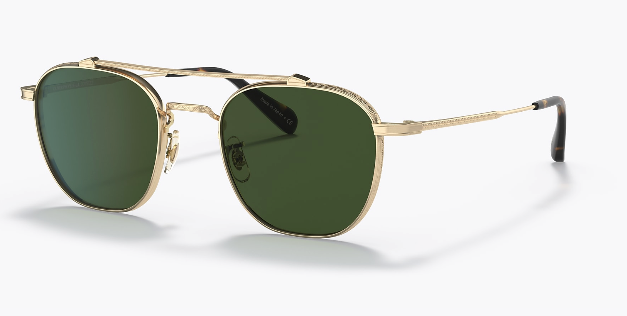 Oliver Peoples MANDEVILLE OV1294ST 531171 Brushed Gold Titanium Sungla ...