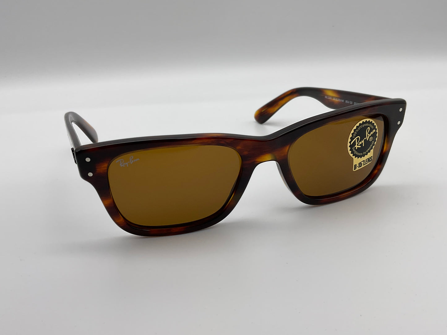 Ray-Ban RB 2283 954/33 New Havana/ Brown MR BURBANK Sunglasses 55mm ...