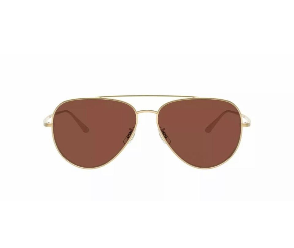 Oliver Peoples x The Row Casse 58mm OV1277ST 5292C5 Gold/Burgundy Sung –  Shade Review Store