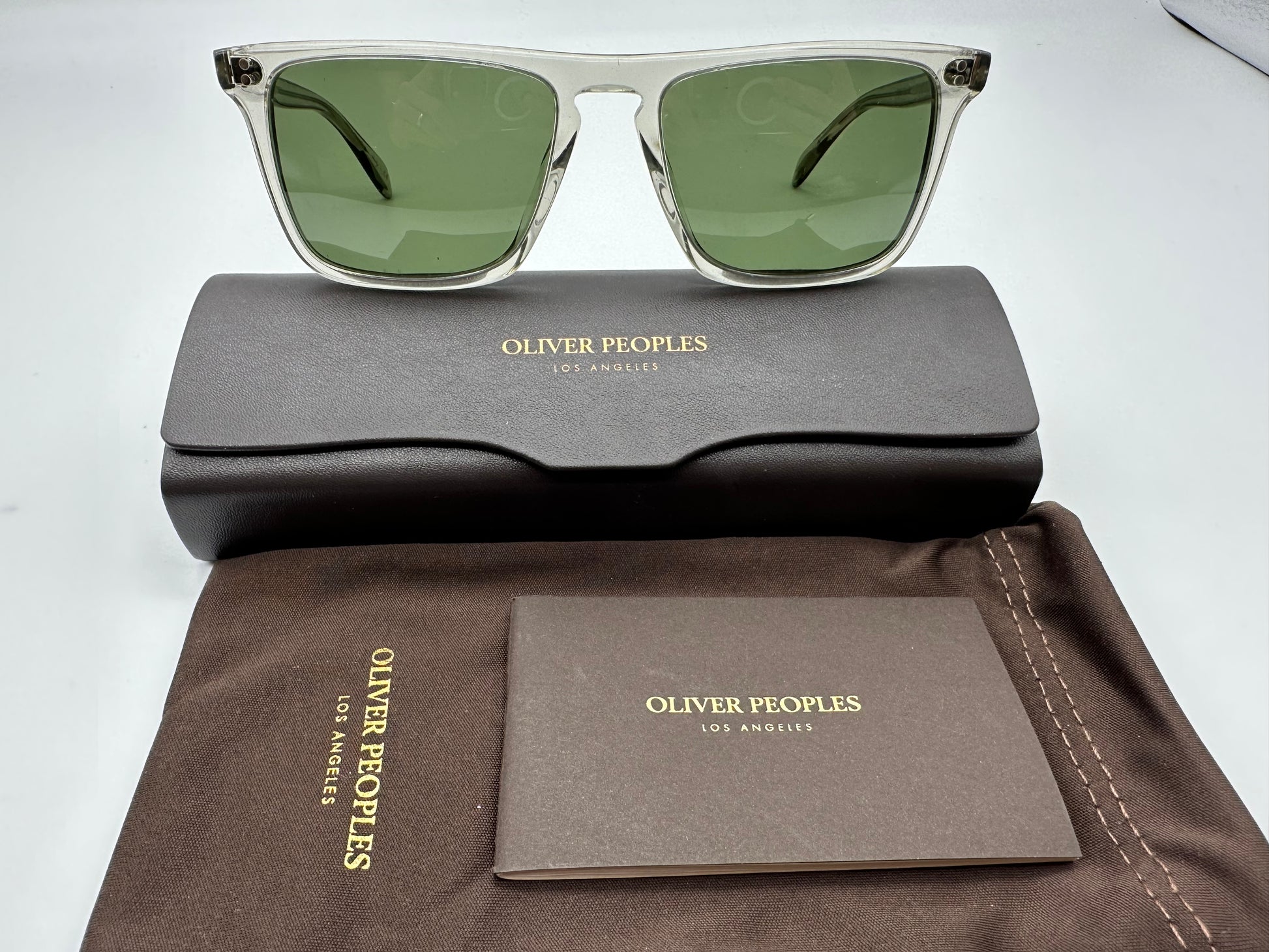 Oliver Peoples BERNARDO SUN OV5189S 166952 Black Diamond/G-15 54mm Sun –  Shade Review Store