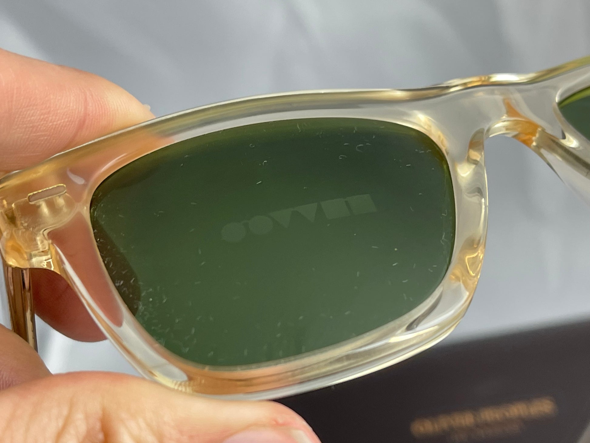 New Oliver Peoples Oliver Sun OV 5393SU 109452 Buff / Green Glass lens –  Shade Review Store