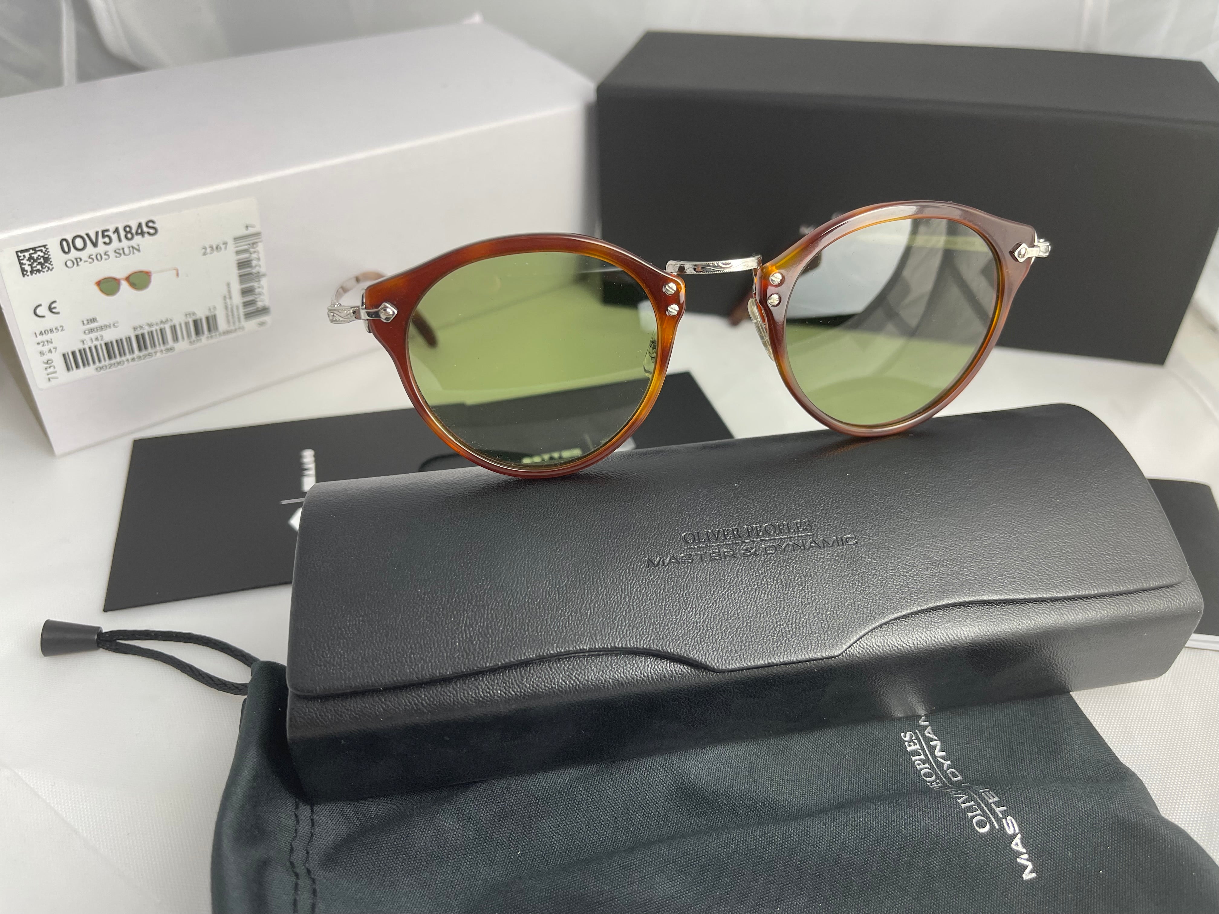 話題の行列 OV37 新品 SUN OLIVER PEOPLES OLIVER OP-505 1007R5 SUN