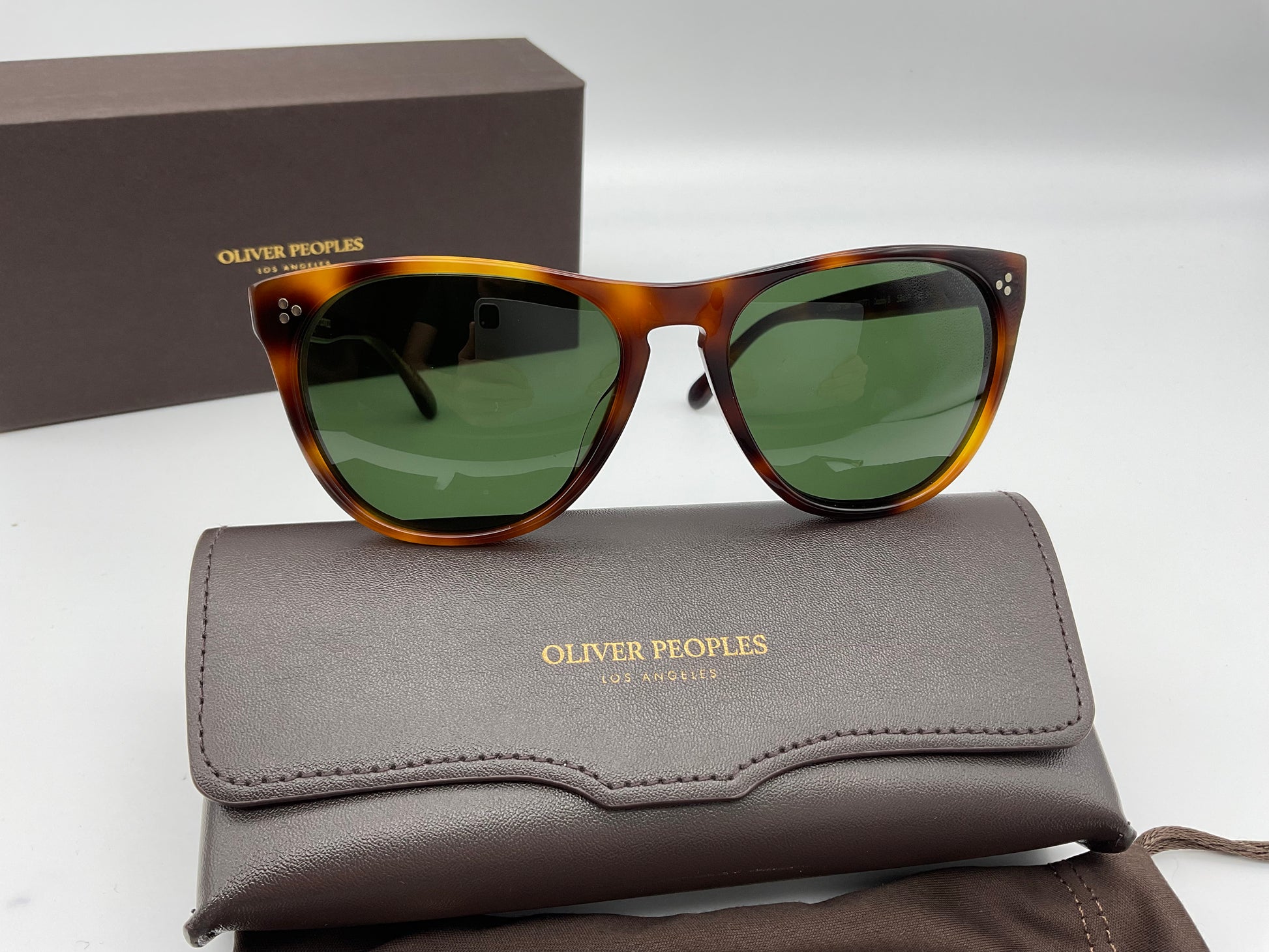 Oliver Peoples DADDY B 58mm Brown OV5091SM Mahogany Green Vintage Sung –  Shade Review Store