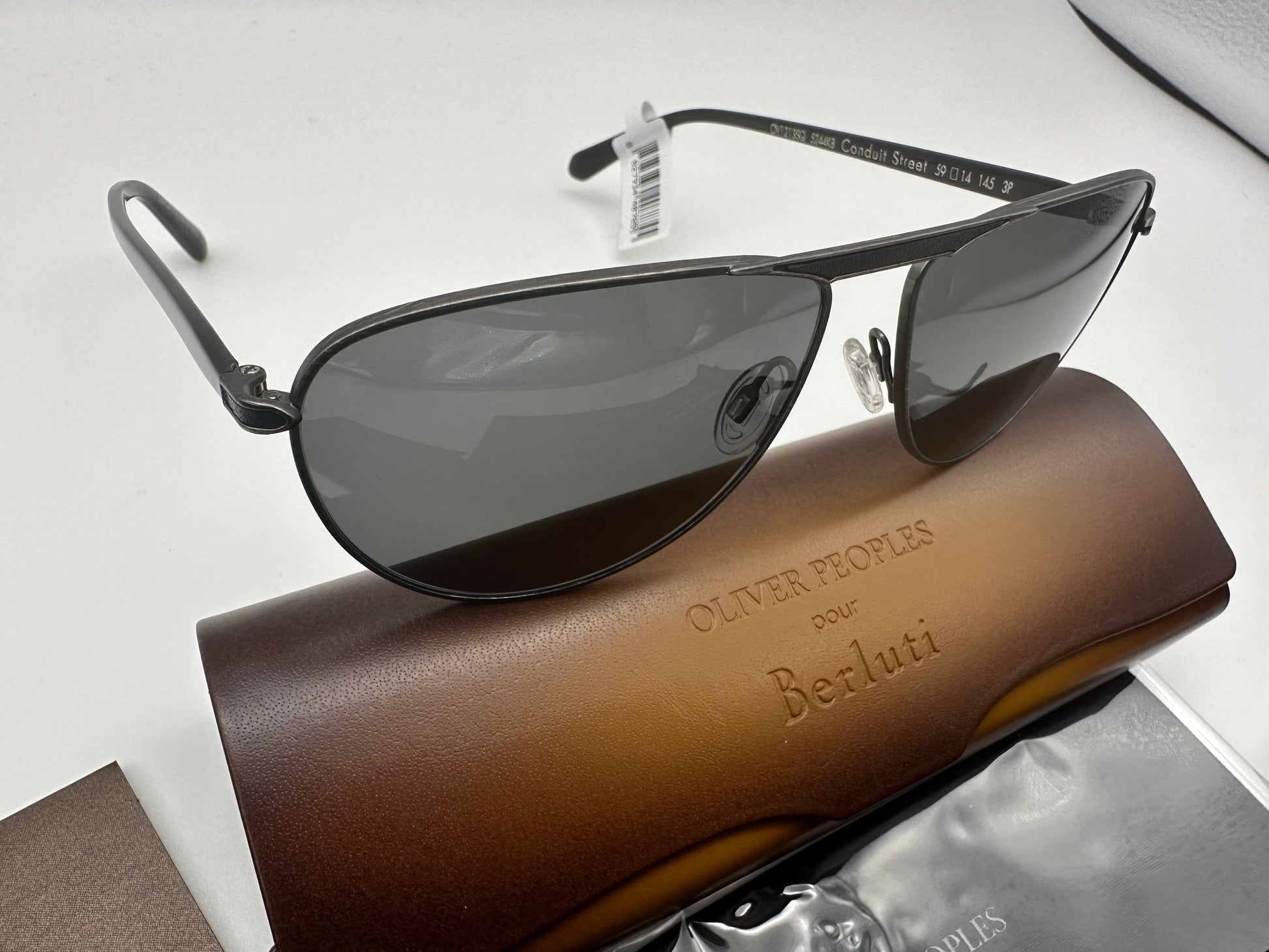 Oliver Peoples Conduit Street Berluti OV1213SQ 5244k8 59mm 145 3P Ital –  Shade Review Store