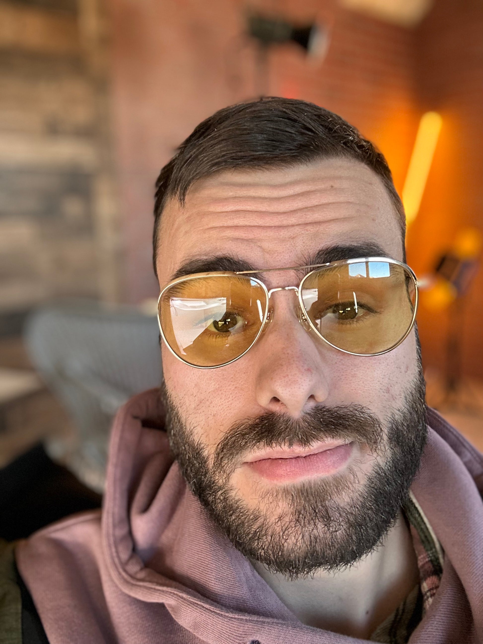 Oliver Peoples TK-3 OV1276ST Brushed Gold/Yellow 53mm Titanium Japan S –  Shade Review Store