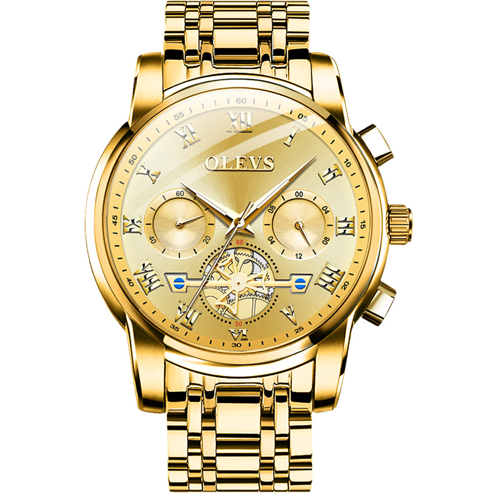 big face gold rolex