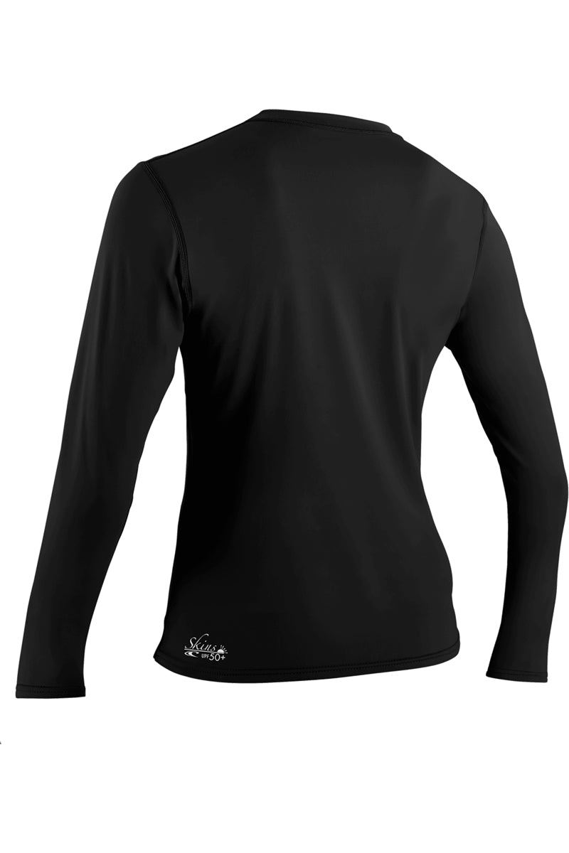 LYCRA MUJER - CLASSIC LS UV RASH VEST - NVY/AQU – O'Neill Peru