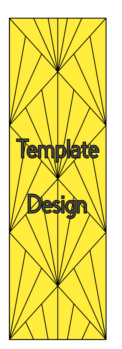 ARTDECO without outline pre-cut template