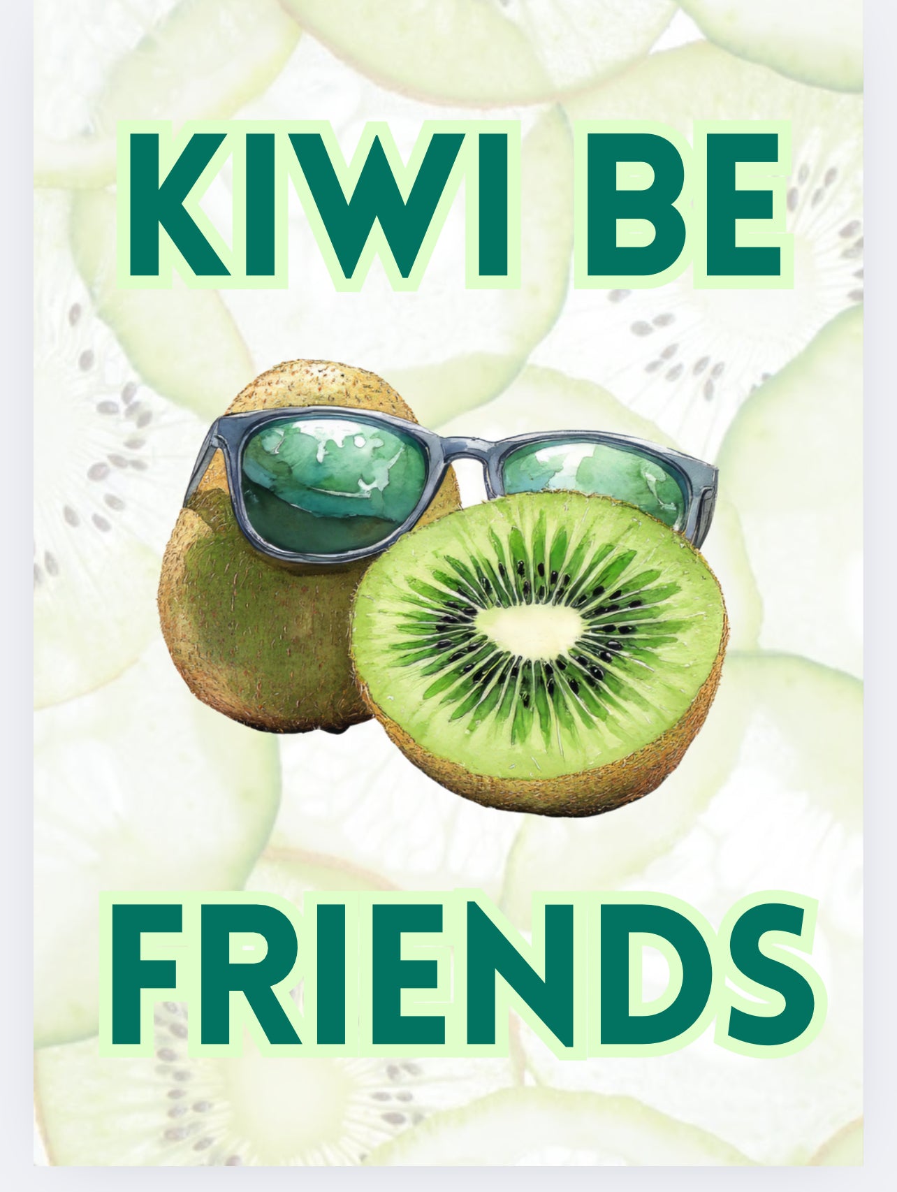KIWI BE FRIENDS SNOWGLOBE WRAP