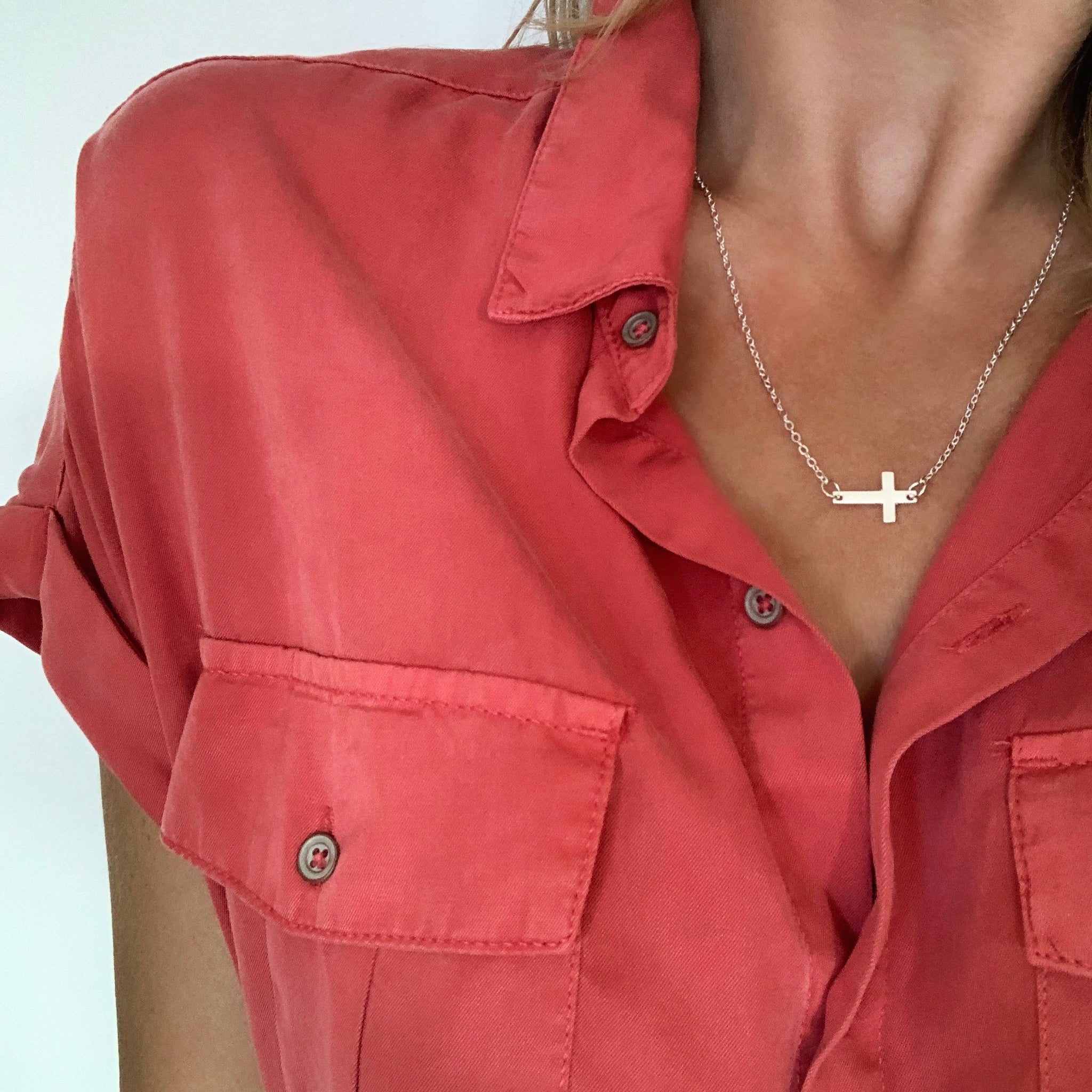 cross my heart necklace