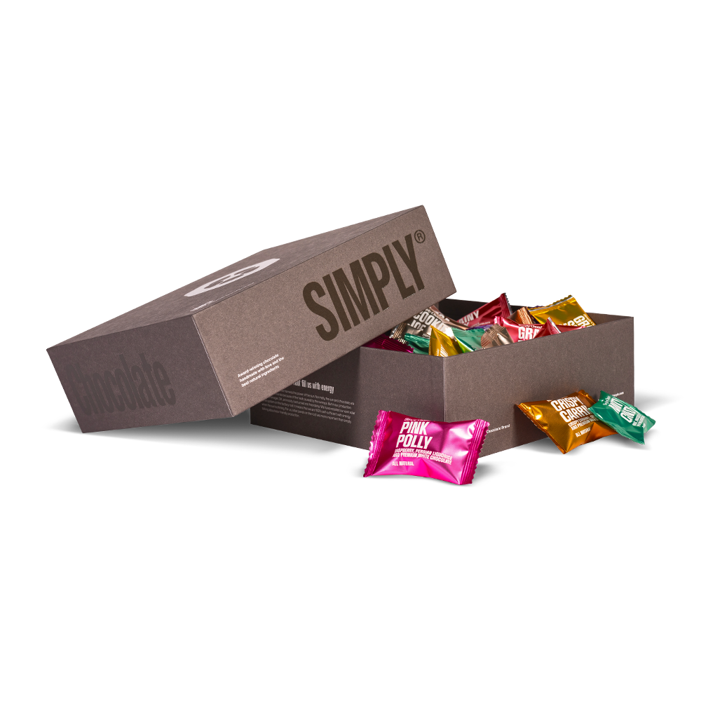 Billede af The Premium Box - Eksklusiv gaveæske | 50 stk. mix chokolade bites