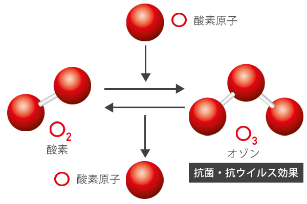 抗菌・抗ウイルス効果図