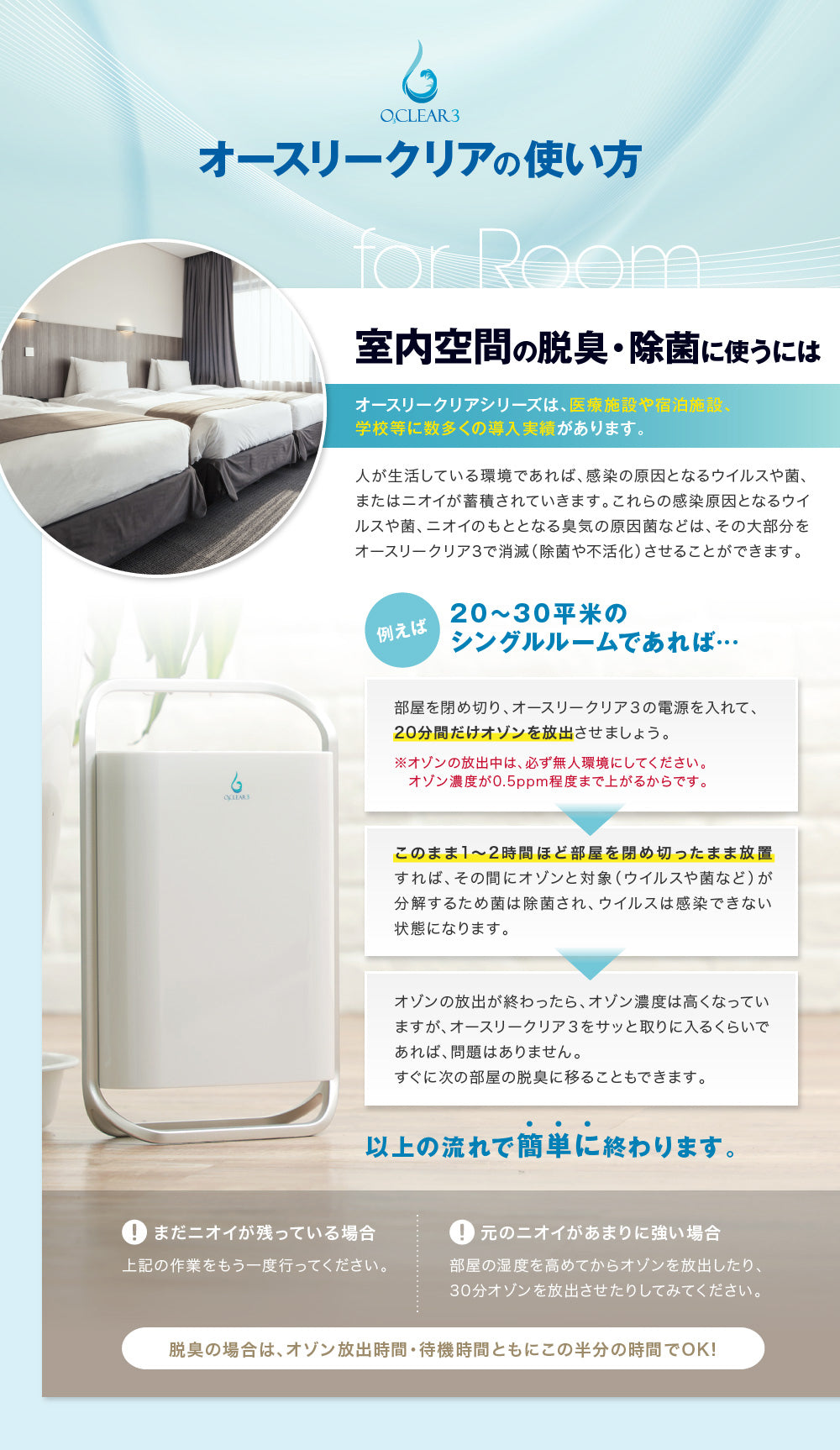 オースリースマート オゾン発生器 新品送料込空間除菌